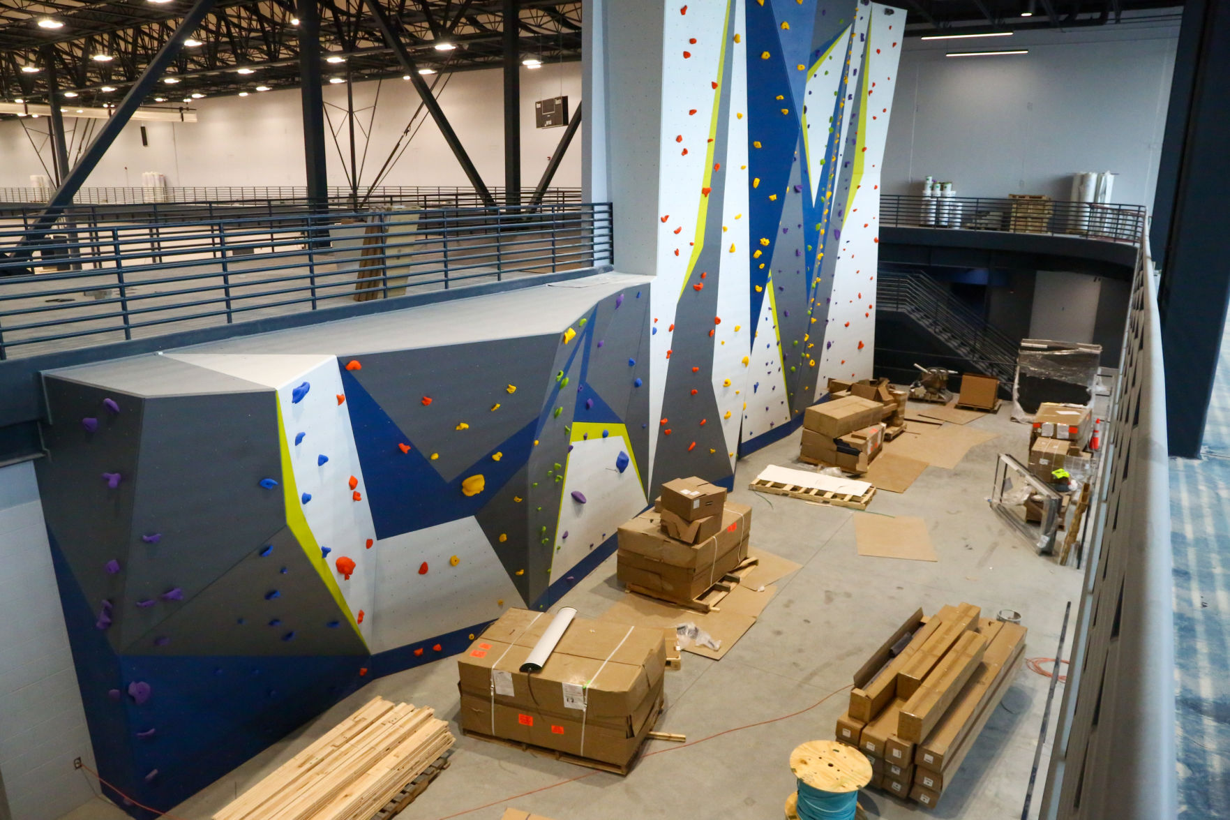Work is moving along quickly on the Merrillville Community Center